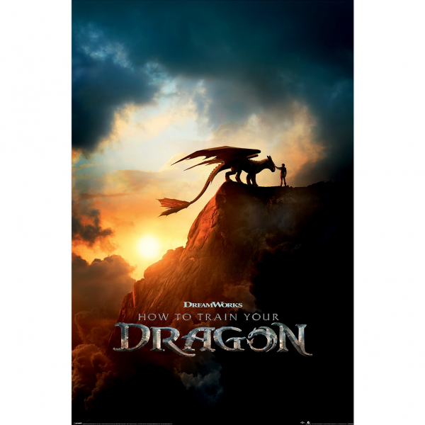 How To Train Your Dragon - Movie Poster) Maxi Poster 91,5 X 61 Cm in der Gruppe MERCH / Poster bei Bengans Skivbutik AB (5696558)