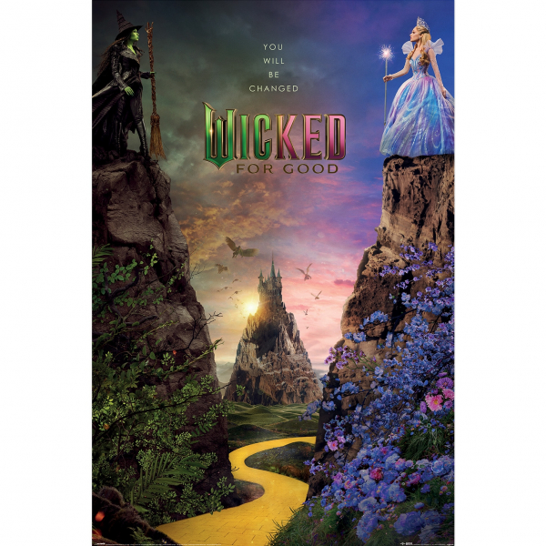 Wicked - Key Art Movie Poster Maxi Poster 91,5 X 61 Cm in der Gruppe MERCH / Poster bei Bengans Skivbutik AB (5696559)