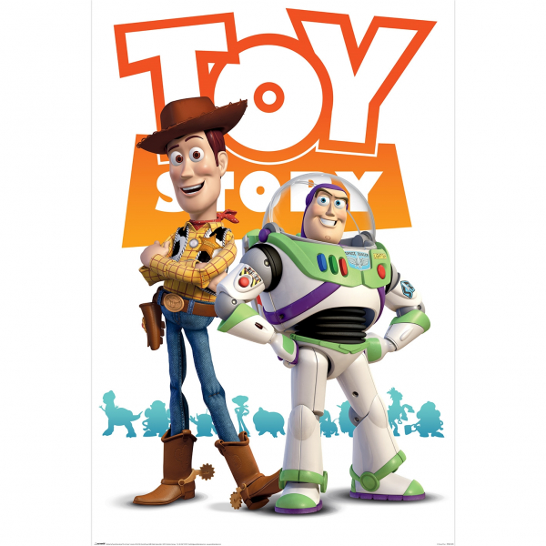 Toy Story - Woody N Buzz Maxi Poster 91,5 X 61 Cm in der Gruppe MERCH / Poster bei Bengans Skivbutik AB (5696565)