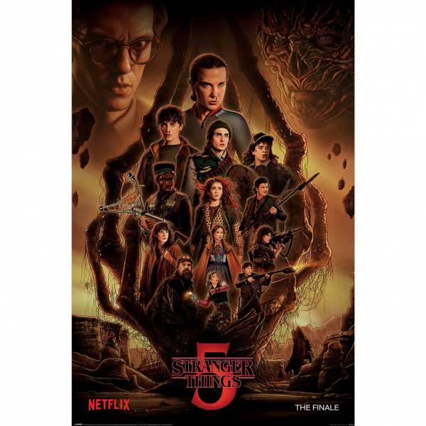 Stranger Things - S5 The Finale Maxi Poster 91,5 X 61 Cm in der Gruppe MERCH bei Bengans Skivbutik AB (5696570)