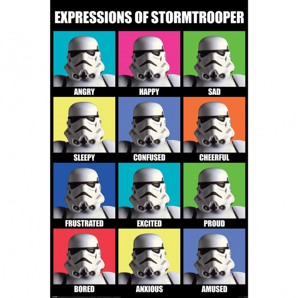 Star Wars - Expression Of Stormtrooper Maxi Poster 91,5 X 61 Cm in der Gruppe MERCH / Poster bei Bengans Skivbutik AB (5696580)