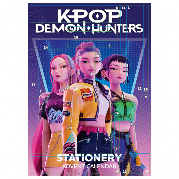K-Pop Demon Hunters - Advent Calendar 2027 Portrait in der Gruppe MERCH / Gadgets & Kleinkram / Kalender bei Bengans Skivbutik AB (5696600)