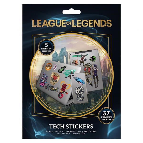 League Of Legends - Caitlyn Tech Stickers in der Gruppe MERCH / Gadgets & Kleinkram / Sticker bei Bengans Skivbutik AB (5696601)