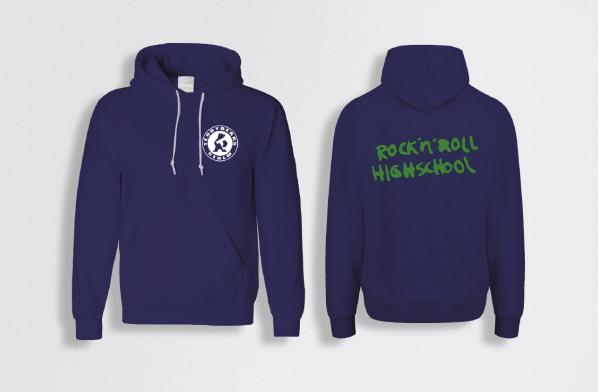 Teddybears - Tb Logo / Rnr Hs (Hoodie Blue) in der Gruppe MERCH / Kleidung / Hoodies bei Bengans Skivbutik AB (5696646r)