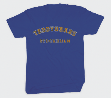 Teddybears - Stockholm (Blue) in der Gruppe MERCH / Kleidung / T-Shirts bei Bengans Skivbutik AB (5696649r)