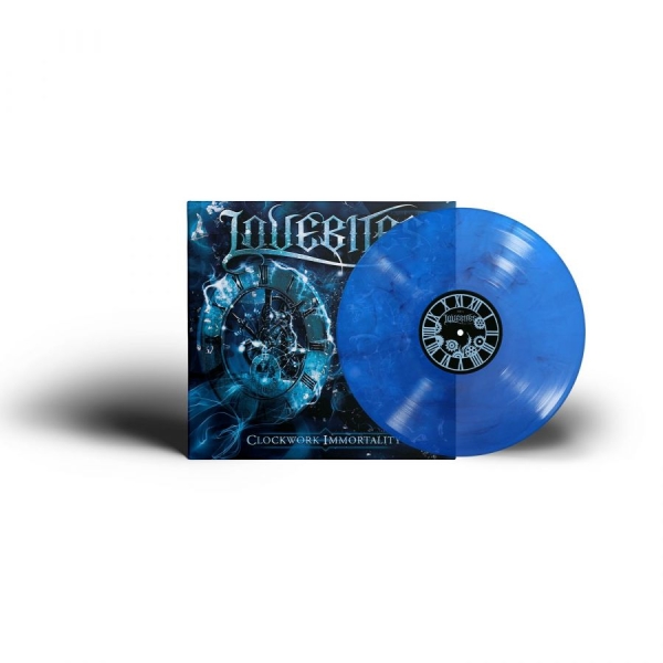 Lovebites - Clockwork Immortality (Blue Black M in der Gruppe VINYL / Hårdrock bei Bengans Skivbutik AB (5696678)