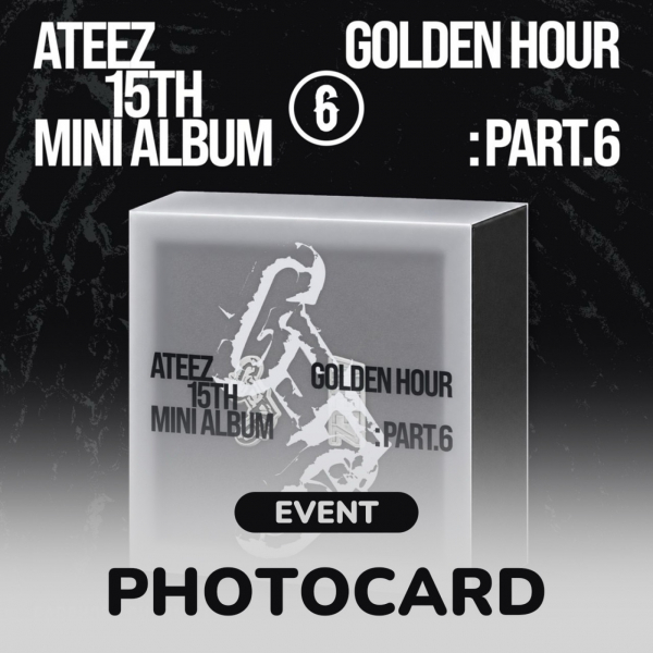 Ateez - Golden Hour : Part.6 (Earphone Charm Ver.) + WM in der Gruppe MERCHANDISE / Merch+Code / Kommande / K-Pop bei Bengans Skivbutik AB (5696766)
