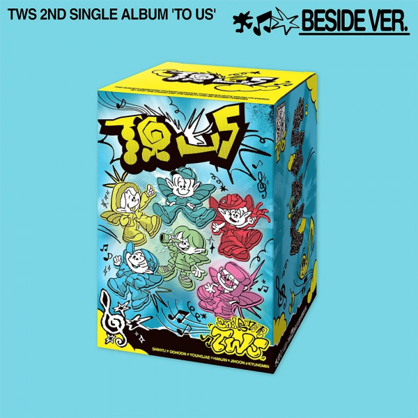 Tws - To Us (Beside Ver.) in der Gruppe MERCHANDISE / Merch+Code / Kommande / K-Pop bei Bengans Skivbutik AB (5696790)