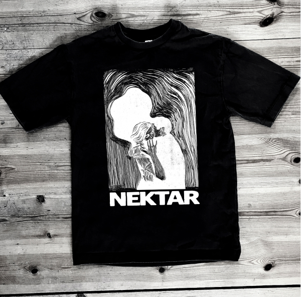 Nektar - T-Shirt - Black - Nektar X Robert Hurula in der Gruppe MERCHANDISE / T-shirt / Kommande / Pop-Rock bei Bengans Skivbutik AB (5696844r)