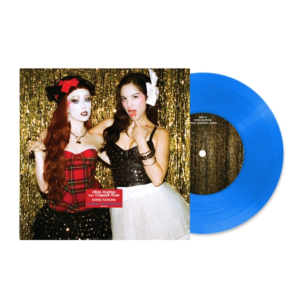 Olivia Rodrigo (Feat. Chappell Roan) - Expectations (La Behavior Blue Translucent Vinyl) in der Gruppe VINYL / Kommande / Pop-Rock bei Bengans Skivbutik AB (5697254)