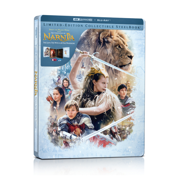 Movie - The Chronicles Of Narnia: The Lion Witch And The Wardrobe (Ltd Steelbook 2-disc / 4K UHD + Blu-ray) in der Gruppe FILM / Film UHD-4K / Adventure bei Bengans Skivbutik AB (5697352)