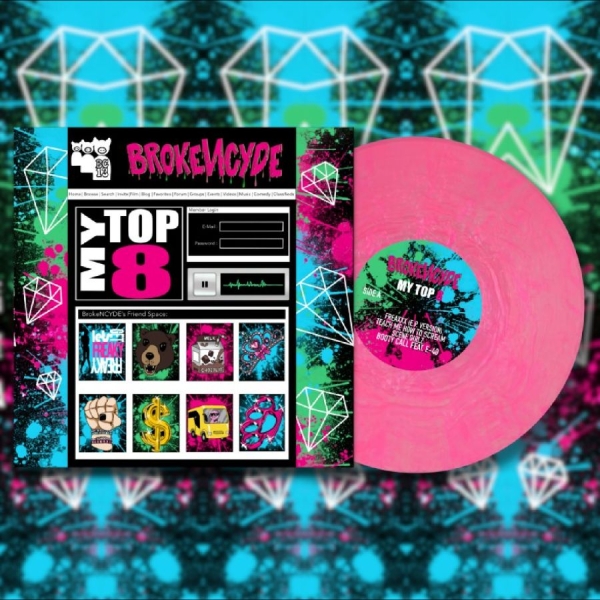 Brokencyde - Myspace Top 8 in der Gruppe VINYL / Kommande / Pop-Rock bei Bengans Skivbutik AB (5697457)