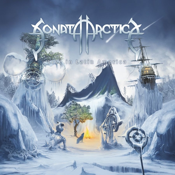 Sonata Arctica - Live In Latin America (Blue Vinyl) in der Gruppe VINYL / Kommande / Hårdrock bei Bengans Skivbutik AB (5697494)