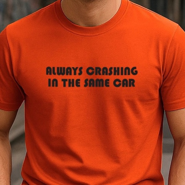 David Bowie - Always Crashing In The Same Car T-Shirt in der Gruppe MERCHANDISE / T-shirt / Nyheter / Pop-Rock bei Bengans Skivbutik AB (5697588r)