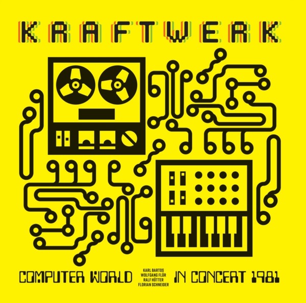 Kraftwerk - Computerworld In Concert (Yellow Splatter Vinyl) (LP) in der Gruppe VINYL / Meistvorbestellt bei Bengans Skivbutik AB (5697953)