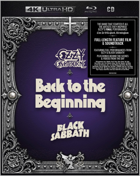 Ozzy Osbourne & Black Sabbath - Back To The Beginning (CD, 4K Ultra HD & HD Blu-ray Boxset) in der Gruppe MUSIK / CD+Blu-ray / Hårdrock bei Bengans Skivbutik AB (5697958)