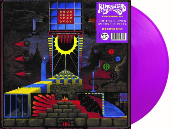 King Gizzard And The Lizard Wizard - Polygondwanaland (Purple Vinyl Lp) in der Gruppe VINYL / Pop-Rock bei Bengans Skivbutik AB (5698009)