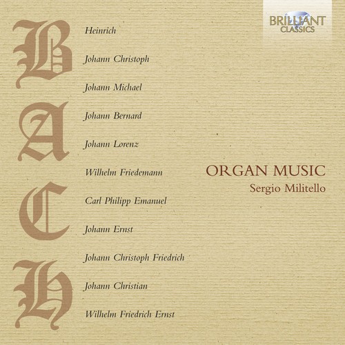 Bach - Family - Organ Music in der Gruppe CD / Klassiskt bei Bengans Skivbutik AB (570310)