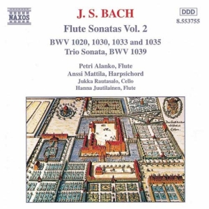 Bach Johann Sebastian - Flute Sonatas Vol 2 in der Gruppe Externt_Lager / Naxoslager bei Bengans Skivbutik AB (570778)