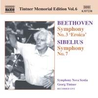 Beethoven/Sibelius - Symphonies 3/ 7 in der Gruppe Externt_Lager / Naxoslager bei Bengans Skivbutik AB (571269)