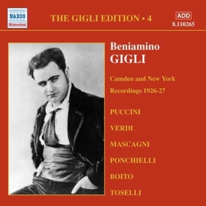 Various - Gigli Edition Vol 4 in der Gruppe CD / Klassiskt bei Bengans Skivbutik AB (571290)