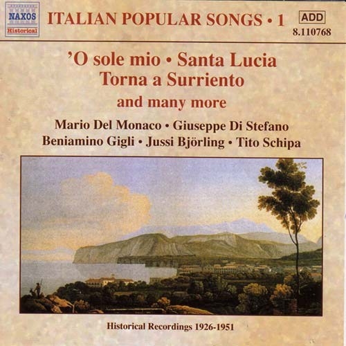 Various - Italian Popular Songs 1 in der Gruppe CD / Bestseller bei Bengans Skivbutik AB (571300)