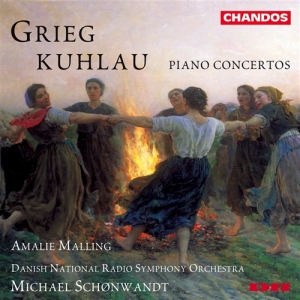 Khulau / Grieg - Piano Concertos in der Gruppe Externt_Lager / Naxoslager bei Bengans Skivbutik AB (572151)