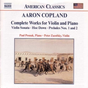 Copland Aaron - Kompletta Verk För Violin & Pi in der Gruppe Externt_Lager / Naxoslager bei Bengans Skivbutik AB (573268)