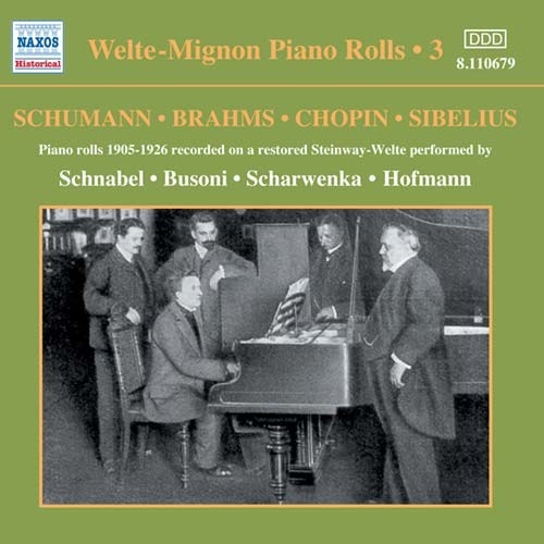 Various - Welte-Mignon Vol 3 in der Gruppe Externt_Lager / Naxoslager bei Bengans Skivbutik AB (575351)