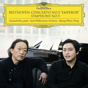 Beethoven - Pianokonsert 5 & Symfoni 5 in der Gruppe CD bei Bengans Skivbutik AB (576857)
