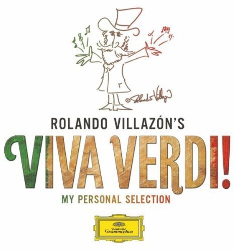 Blandade Artister - Rolando Villazon's Viva Verdi in der Gruppe CD / Klassiskt bei Bengans Skivbutik AB (576908)