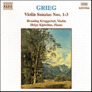 Grieg Edvard - Violin Sonatas 1-3 in der Gruppe Externt_Lager / Naxoslager bei Bengans Skivbutik AB (578539)