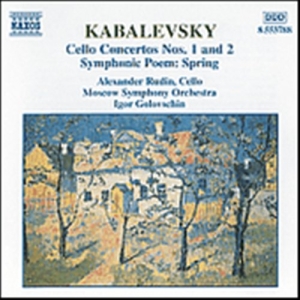 Kabalevsky Dmitry - Cello Concertos 1 & 2 in der Gruppe Externt_Lager / Naxoslager bei Bengans Skivbutik AB (578703)