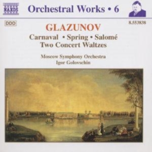 Glazunov Alexander - Orch Works Vol 6 in der Gruppe Externt_Lager / Naxoslager bei Bengans Skivbutik AB (580182)