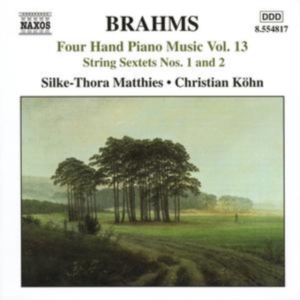 Brahms Johannes - Four Hand Piano Music 13 in der Gruppe CD bei Bengans Skivbutik AB (580621)