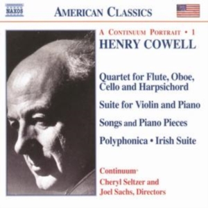 Cowell Henry - Piano Chamber & Vocal Works 1 in der Gruppe Externt_Lager / Naxoslager bei Bengans Skivbutik AB (580623)