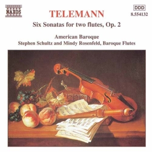 Telemann Georg Philipp - 6 Sonatas For 2 Flutes Op 2 in der Gruppe Externt_Lager / Naxoslager bei Bengans Skivbutik AB (581072)