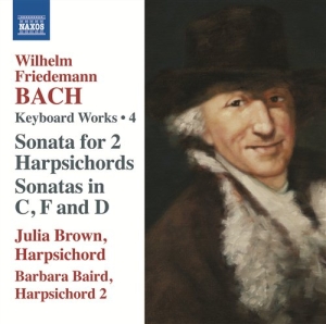 Wf Bach - Works For Harpsichord Vol 4 in der Gruppe Externt_Lager / Naxoslager bei Bengans Skivbutik AB (581207)