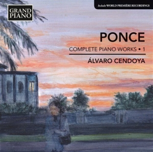 Ponce - Piano Works Vol 1 in der Gruppe Externt_Lager / Naxoslager bei Bengans Skivbutik AB (581228)