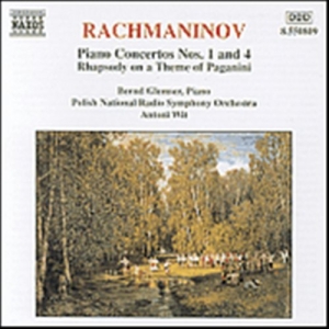 Rachmaninov Sergej - Piano Concertos Nos 1 & 4 in der Gruppe Externt_Lager / Naxoslager bei Bengans Skivbutik AB (581850)