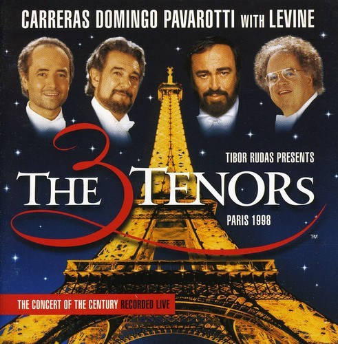 Carreras/ Domingo/ Pavarotti - Tre Tenorer - Paris 1998 in der Gruppe CD / Klassiskt bei Bengans Skivbutik AB (582061)