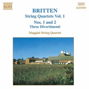 Britten Benjamin - String Quartets Vol 1 in der Gruppe CD bei Bengans Skivbutik AB (583135)