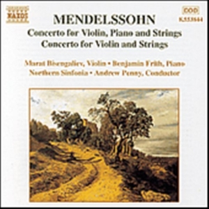 Mendelssohn Felix - Concerto For Violin Piano & St in der Gruppe Externt_Lager / Naxoslager bei Bengans Skivbutik AB (583146)