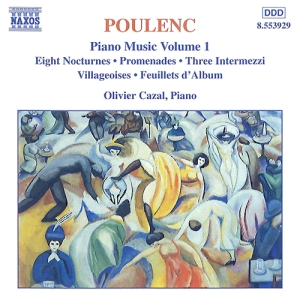 Poulenc Francis - Piano Music Vol 1 in der Gruppe Externt_Lager / Naxoslager bei Bengans Skivbutik AB (583833)