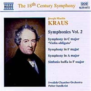 Kraus Joseph Martin - Symphony Vol 2 in der Gruppe CD bei Bengans Skivbutik AB (584342)