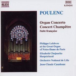 Poulenc Francis - Organ Concerto in der Gruppe Externt_Lager / Naxoslager bei Bengans Skivbutik AB (584733)