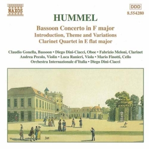 Hummel Johann Nepomuk - Bassoon Concerto in der Gruppe Externt_Lager / Naxoslager bei Bengans Skivbutik AB (585397)