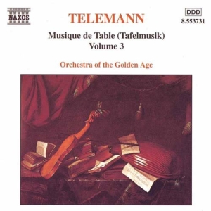 Telemann Georg Philipp - Tafelmusik Vol 3 in der Gruppe Externt_Lager / Naxoslager bei Bengans Skivbutik AB (585891)