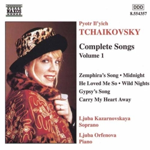Tchaikovsky Pyotr - Complete Songs Vol 1 in der Gruppe Externt_Lager / Naxoslager bei Bengans Skivbutik AB (586070)