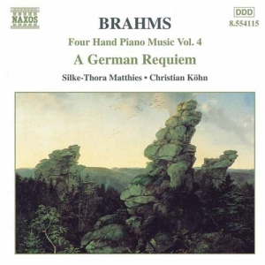 Brahms Johannes - Four Hand Piano Music 5 in der Gruppe Externt_Lager / Naxoslager bei Bengans Skivbutik AB (586682)
